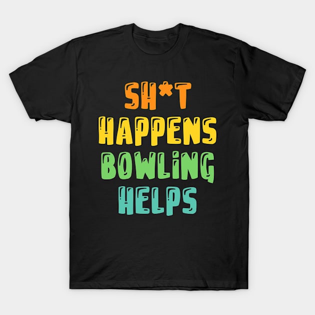 Cool Bowling Bowler Gift T-Shirt by monkeyflip